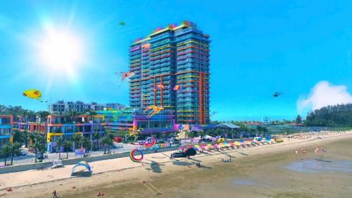 Hoang Hoa Hotel | Flamingos Ibiza Hải Tiến tầng cao nhìn trọn view biển Hải Tiến