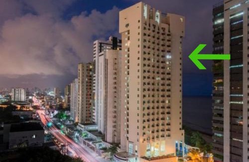 Piedade Hotel | Flat 10 andar Hotel Costa Mar acesso direto praia