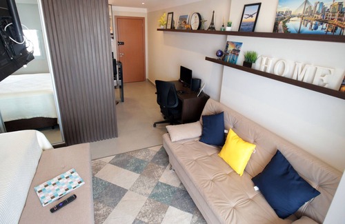 Guarulhos Apartamento | Flat 2211 - Downtown Guarulhos Apartment Bosque Maia - Wifi - Home Office - Vacancy