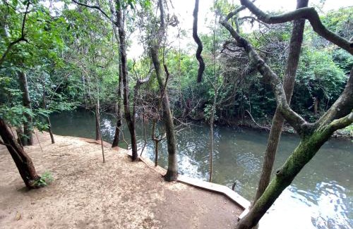 Pousada do Rio Quente Apartamento | Flat 303 - Condomínio Park Veredas - Acesso ao Rio - Completo com ar no quarto e na sala