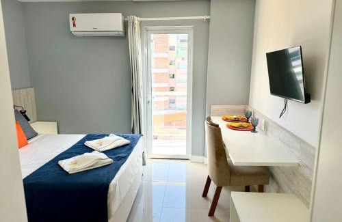 Passagem Apartamento | Flat 427 confortável na Passagem à 700m da praia