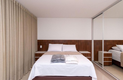 Setor Bueno Apartamento | Flat acolhedor no Setor Bueno - Edifício The Expression - WI-fi - Garagem - TH1606