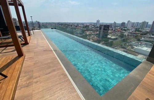 Jardim dos Estados Apartamento | Flat Alto, Completo e com Linda Vista no Vertigo