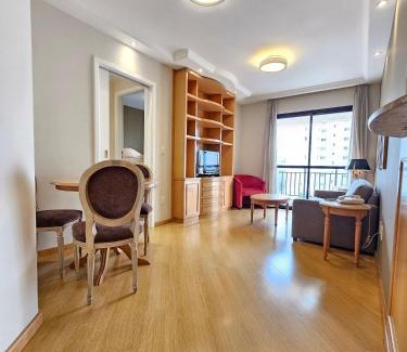 Indianopolis Apartamento | Flat Apart-hotel quarto suite Perto Metro/Moema