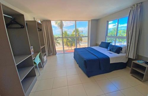 Cabo Branco Apartamento | Flat Beira Mar do Cabo Branco Quarto com linda vista para o mar