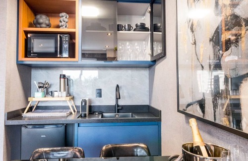 Alphaville Industrial Apartamento | Flat com Lazer Wi-fi e Tima Localiza o