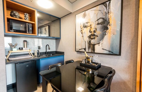 Alphaville Industrial Apartamento | Flat com Lazer Wi-fi e Tima Localiza o