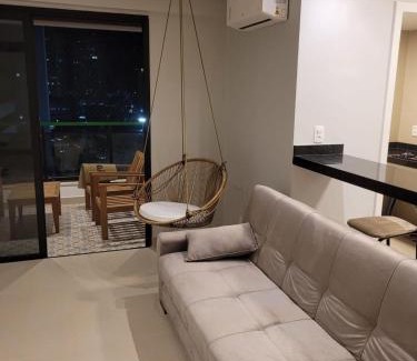Santa Helena Apartamento | Flat com piscina, academia e vista para o mar
