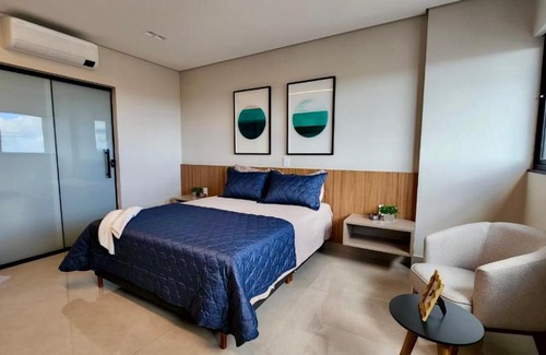 Jardim dos Estados Apartamento | Flat de Luxo c/Quarto Privativo 21º Andar Vertigo
