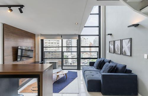 Vila Nova Conceicao Apartamento | Flat duplex com serviço de camareira e enxoval completo - ao lado do parque Ibirapuera