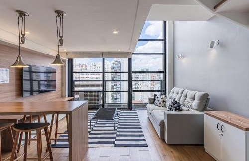 Vila Nova Conceicao Apartamento | Flat duplex com serviço de camareira e enxoval completo - ao lado do parque Ibirapuera