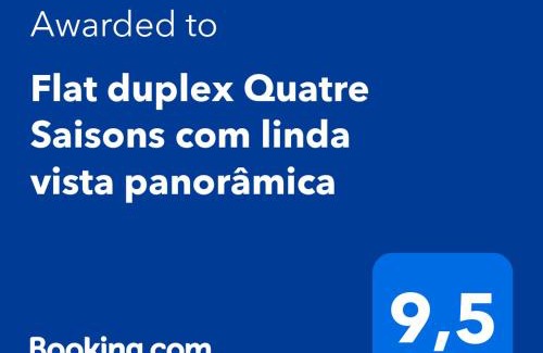 Alto do Capivari Apartamento | Flat duplex Quatre Saisons com linda vista panorâmica