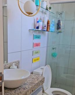 Ponta de Campina Apartamento | Flat Hera 901 - Wi-fi, Vista mar a 300m da praia