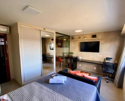 Lago Norte Apartamento | Flat Lago Norte com Vista Livre Nascente - Condomínio Piscina, Estaciomento e Portaria 24h - Cozinha Completa e Wi-Fi 400mbps