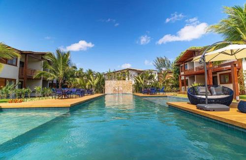 Barra Grande Apartamento | Flat luxo, próximo da praia e da vila de Barra Grande-Ba na península de Maraú - Condomínio Villagio de Mari