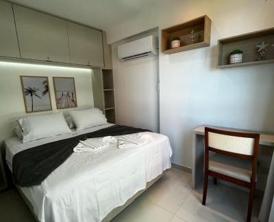 Barra de Jangada Apartamento | Flat mais completo a BEIRA MAR no Barra Classic em Barra de Jangada