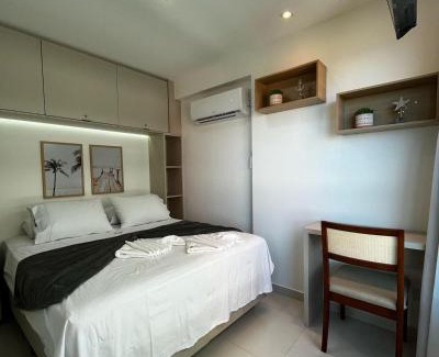 Barra de Jangada Apartamento | Flat mais completo a BEIRA MAR no Barra Classic em Barra de Jangada