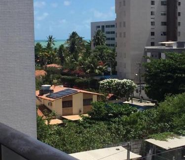 Ponta de Campina Apartamento | Flat novo e estiloso na praia Ponta de Campina