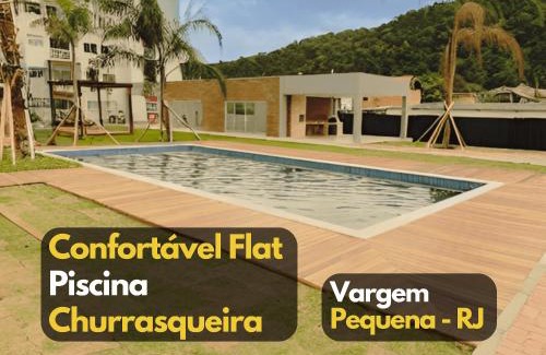 Vargem Pequena Apartamento | Flat piscina AR VAGA 5min Recreio próx CT Flamengo