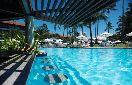Porto de Galinhas Apartamento | Flat térreo 2 quartos-Resort Marulhos B101-Muro Alto-Porto de Galinhas