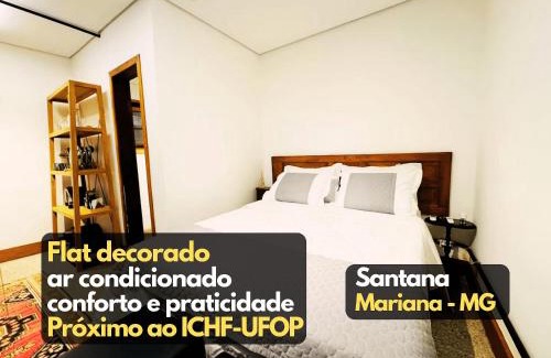 Ouro Preto Casa | Flat1 decorado ar condicionado próx UFOP Mariana MG