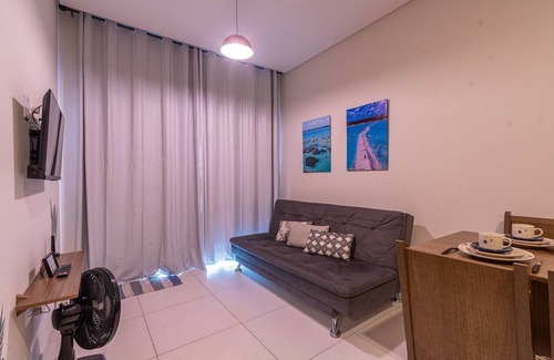 Barra Grande Apartamento | FLATS MAR'BELLA COM VARANDA, 100M PRAIA, PETFRIENDLY E ESTACIONAMENTO