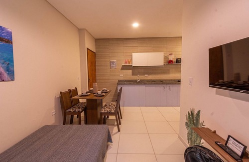 Barra Grande Apartamento | FLATS MAR'BELLA COM VARANDA, 100M PRAIA, PETFRIENDLY E ESTACIONAMENTO
