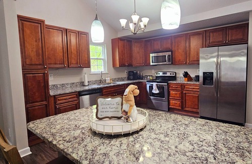 Sevierville Cabaña | Flexible Cancellation Smokies and Smores Riverside Firepit pet friendly.