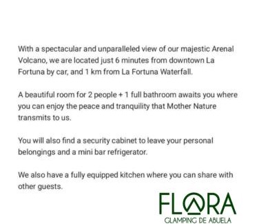 La Fortuna Cabina | Flora Glamping de Abuela