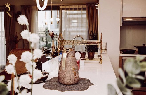 Al Raha Beach Apartamento | Floral 3BR Apartment Al Raha