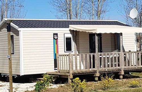 LʼAiguillon-sur-Mer Casa | Camping Le Pré des Sables *** - Casa móvil 3 Piezas 4/6 Personas