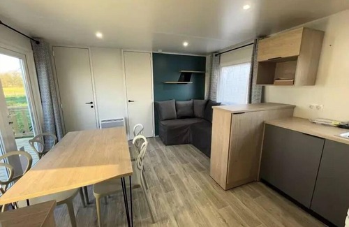 Brehemont Casa | Flower Camping Loire et Châteaux **** - Mobile Home Comfort 35M2 (3 bedrooms-6 people) + covered terrace for 6 people