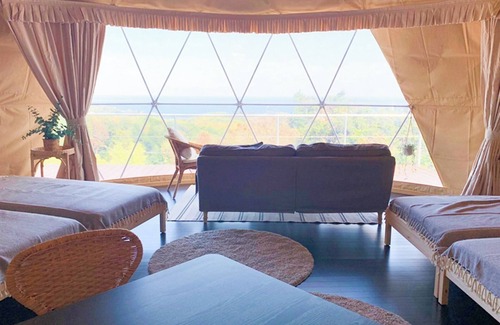 Futo Cabina | For 4 people 7m dome tent C overlooking Sagami B / Ito Shizuoka