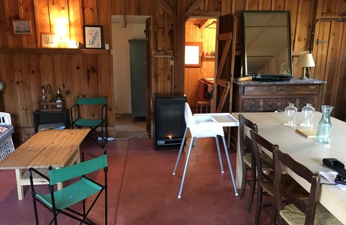 La Teste-de-Buch Chalet De Esquí | confort de la cabina del bosque para 8 personas