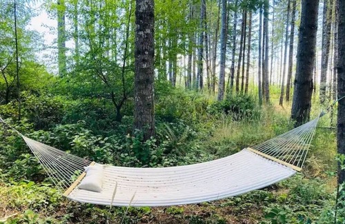 Olympia Casa | Forest Hideaway House with hot tub and trail