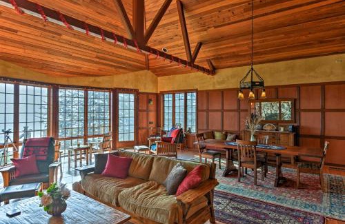 Port Orford Casa | Forested Gold Beach House with Panoramic Ocean Views