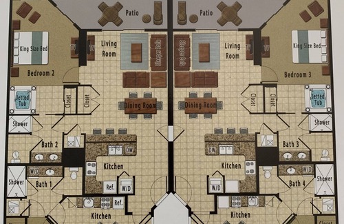 Florida Central Atlantic Coast Apartamento | Four Bedroom Condo located near Universal Studios