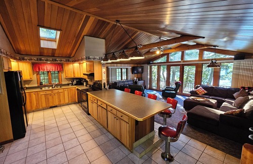 Embden Casa | Four-season waterfront family lake house on pristine Embden Lake