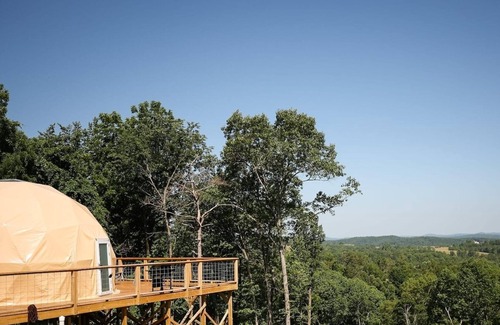 Eureka Springs Apartamento | Fox Wood Dome w/Indoor Jacuzzi & Mountain Views