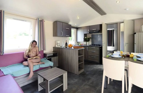 Saint-Martin-Lars-en-Sainte-Hermine Casa | Mobil Home Komfort Maillezais - 2 Schlafzimmer 4 Personen
