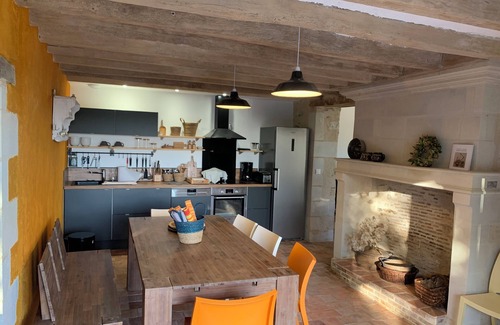 Moze-sur-Louet Cabaña | Französisches Landhaus im Anjou, in den Weinbergen, in Loire- und Schlössernähe