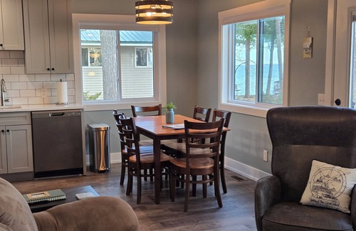Cheboygan Cabaña | Freighter View: Lake Huron Charm with Modern Comforts Your Home on Lake Huron's Waterfront