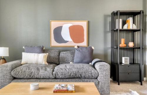 Central San Mateo Apartamento | Fremont 1BR w wd gym pool nr Tesla SFO-1123