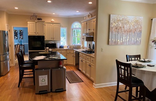 Aiken Casa | French Tudor in Quiet Aiken County