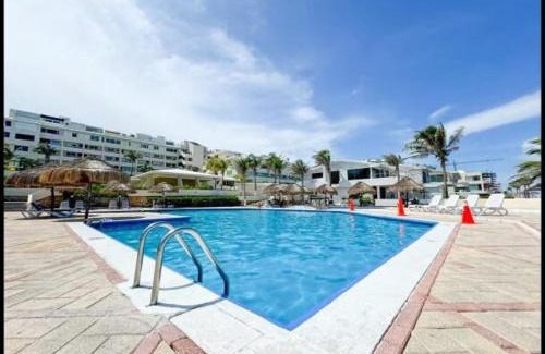 Zona Hotelera Apartamento | Frente al Mar y Terraza Privada