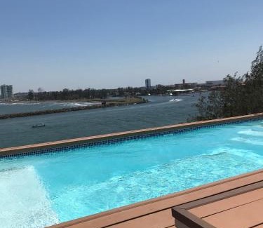 Boca del Río Apartamento | FRENTE PLAYA vista al mar, PISCINA DE USO EXCLUSIVO