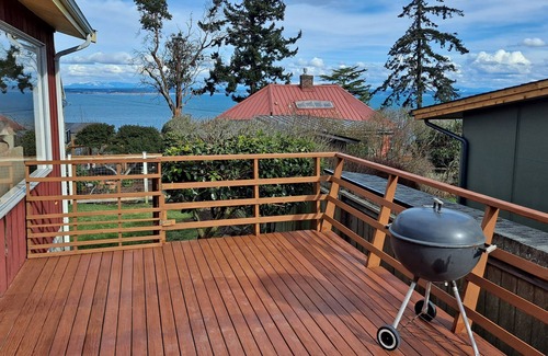 Port Townsend Casa | Freshly Updated Puget Sound View Home