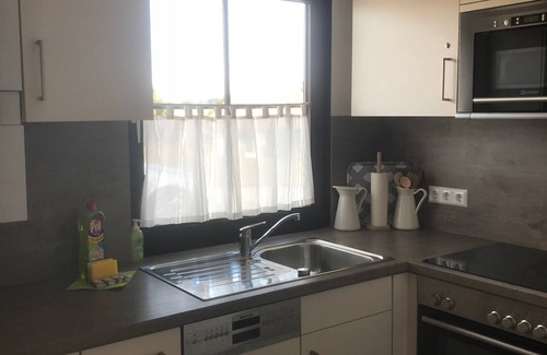 Lechbruck Casa | casa vacacional en un lugar soleado y hermoso mar y vista lejana