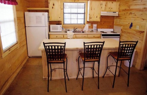 Leakey Casa | Frio Pecan Farm Log Cabins House 18