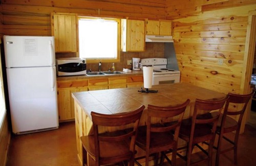 Leakey Casa | Frio Pecan Farm Log Cabins House 18